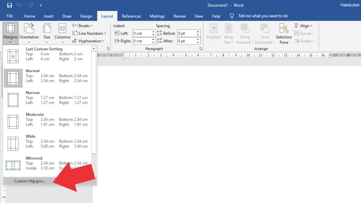 Cara Mengatur Margin 4433 Di Word (Hanya 1 Menit)